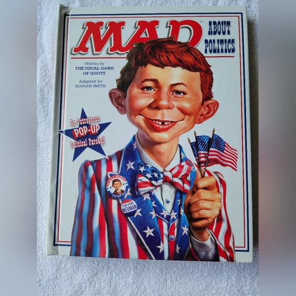 Vintage  MAD About Politics Hardcover Popup Book - Picture 1 of 6